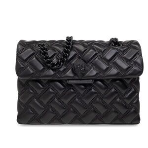 Kurt Geiger Black Quilted Shoulder Bag
